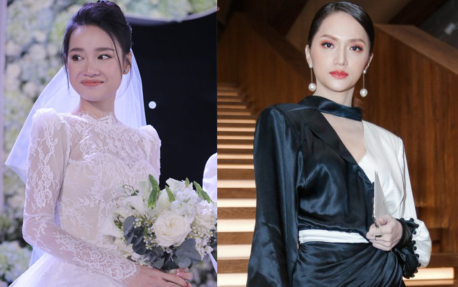 Chỉ với tone màu kinh điển, dâu mới Nhã Phương và Hương Giang tha hồ 'công phá' BXH sao đẹp Ảnh 2