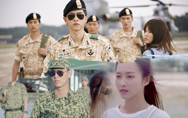 So sánh cảnh gặp lại nhau ở sân bay của cặp đôi chính 'Hậu duệ mặt trời' Việt Nam và bản gốc Ảnh 2