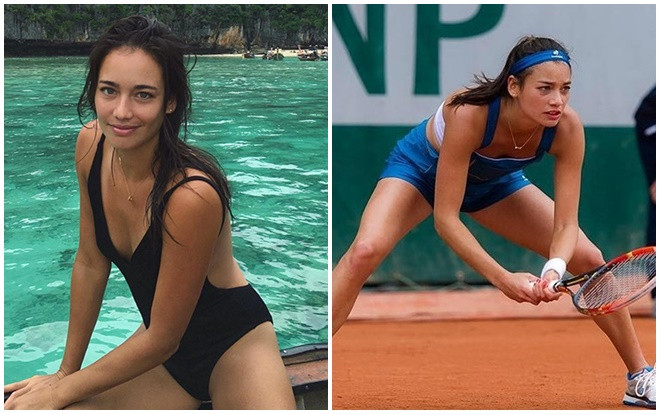 Không ngờ 'hoa khôi quần vợt' gốc Việt giành cú đúp vô địch VTF Pro Tour 4 lại có thân hình bốc lửa thế này Ảnh 2