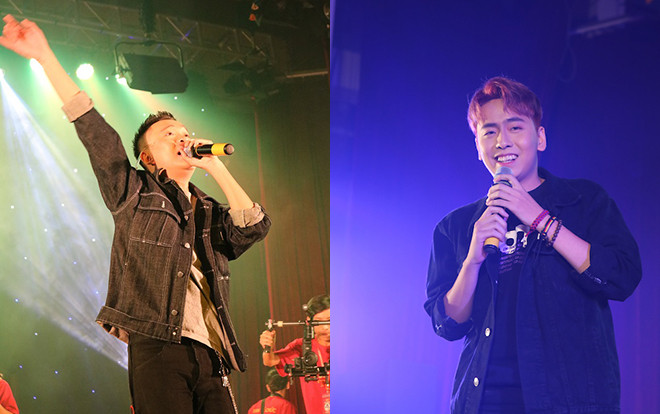 'Thánh thính' Osad kết hợp 'chàng rể' báo chí JustaTee đại náo nhạc hội chào tân sinh viên Ảnh 2