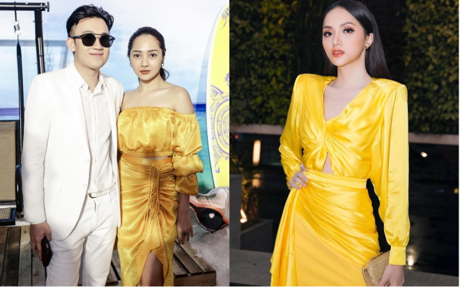 Không hẹn mà gặp Hương Giang - Bảo Anh cùng rực rỡ với váy vàng khiến các mỹ nhân khác 'tắt nắng' Ảnh 2