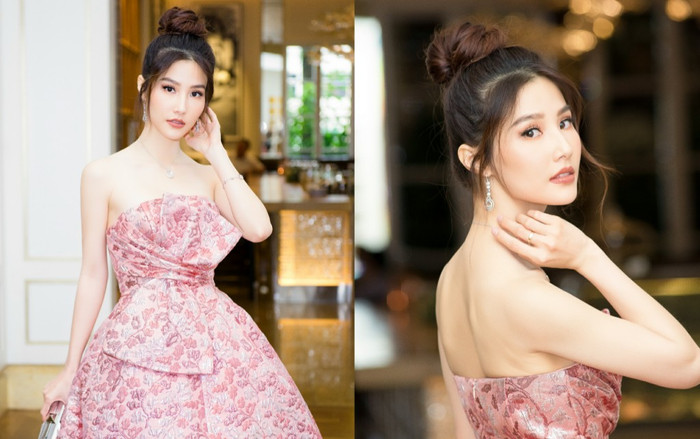 'Nín thở' ngắm Diễm My 9X diện đầm công chúa 90 triệu đồng, lả lơi vòng một dự sự kiện Ảnh 2