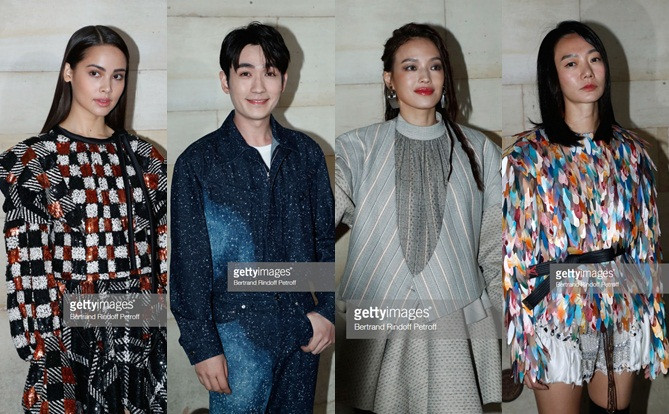 Chu Nhất Long 'đốn tim' fan - Bae Doo Na, Thư Kỳ và Yaya Urassaya khoe sắc tại 'Paris Fashion Week' ngày 9 Ảnh 2