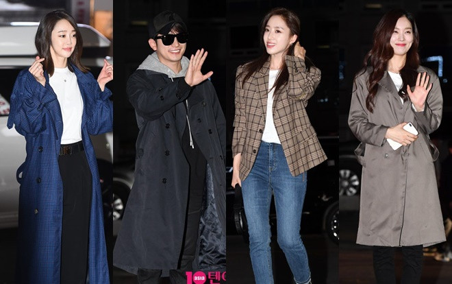 Vắng bạn gái Song Ji Hyo và Lee Ki Kwang, Park Shi Hoo cũng không lẻ loi khi có Eun Jung (T-ara) tại tiệc liên hoan Ảnh 2