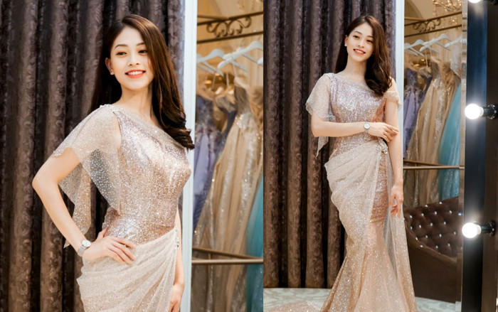 Á hậu Phương Nga xinh đẹp không góc chết khi đi chọn váy áo chuẩn bị cho Miss Grand International 2018 Ảnh 2
