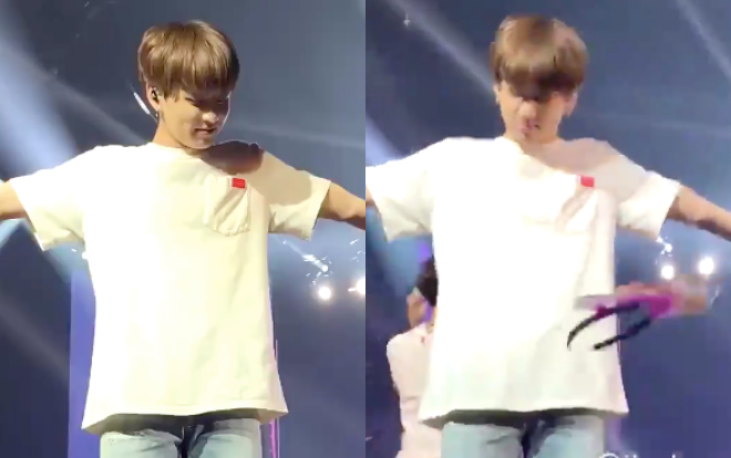 Concert BTS: Netizen 'nóng mặt' vì fan liên tục ném đồ lên sân khấu, nguy hiểm trực tiếp tới các thành viên Ảnh 2