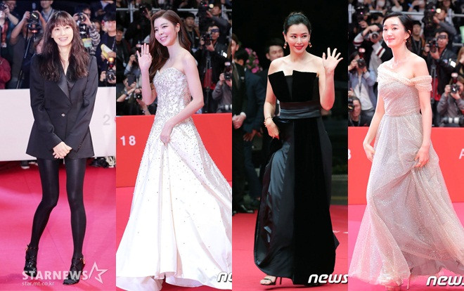Thảm đỏ LHP Busan 2018: Lee Na Young giản dị, đọ sắc cùng minh tinh Soo Ae, Lee Honey và Park Gyuri Ảnh 2