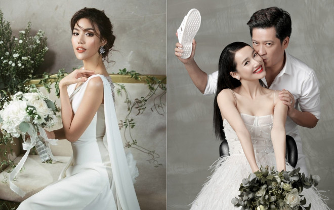 Thật đau đầu khi cân đo váy cưới của 3 cô dâu hot nhất 2018: Lan Khuê - Nhã Phương -Tú Anh Ảnh 2