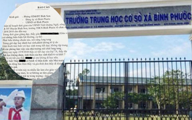 Giáo viên nghi tâm thần đứng lớp: Vô cớ chửi bới đánh đập và giải thích tâm linh cho học sinh trong giờ dạy Ảnh 2