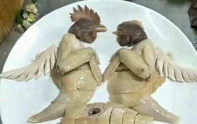 Trổ tài làm món 'gà luộc uyên ương' cực ấn tượng lần đầu ra mắt bố mẹ vợ tương lai, chàng trai được dân mạng vỗ tay rần rần Ảnh 2