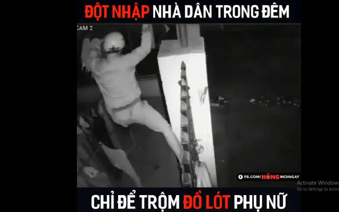 Thanh niên biến thái nhân lúc vắng người đột nhập trộm đồ lót ai ngờ bị camera ghi lại Ảnh 2