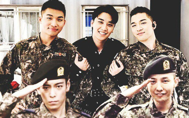 Không để TOP và G-Dragon 'tủi thân', VIP thi nhau chế ảnh khi Seungri tới thăm Daesung và Taeyang trong quân ngũ Ảnh 2