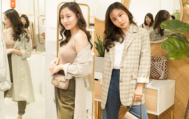 Văn Mai Hương lấy lại phong độ, sành điệu đúng trend với gu thời trang đậm chất Hàn Ảnh 2