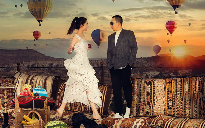 'Lóa mắt' cùng bộ ảnh 'xách ba lô lên và đi' phiên bản sang chảnh của Vũ Khắc Tiệp - Ngọc Trinh tại trời Tây Ảnh 2