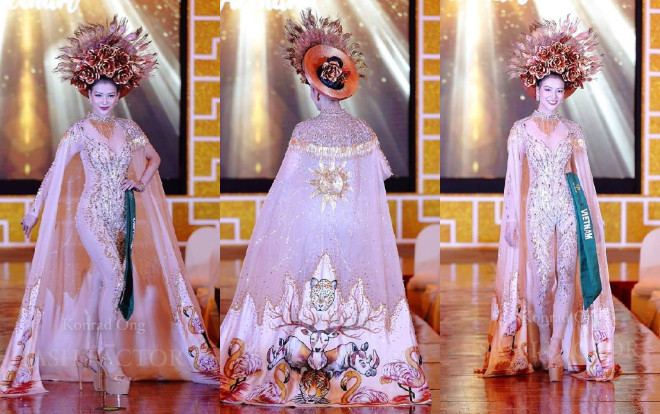 Á hậu Phương Khánh xuất sắc giành giải nhất phần thi trang phục dân tộc tại Miss Earth 2018 Ảnh 2