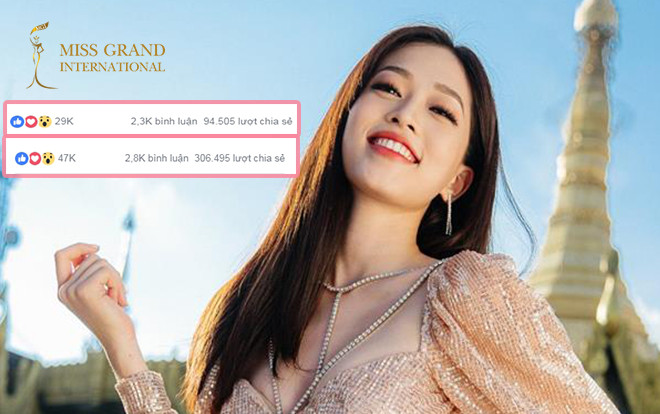 Phương Nga dẫn đầu với hơn 2 triệu điểm, lăm le thắng 'toàn thế giới' tại Miss Grand International 2018 Ảnh 2