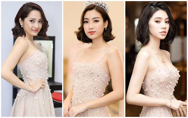 Chiếc váy khiến Đỗ Mỹ Linh, Jolie Nguyễn, Bảo Anh cứ 'đụng hàng' là lại… cắt tóc ngắn! Ảnh 2