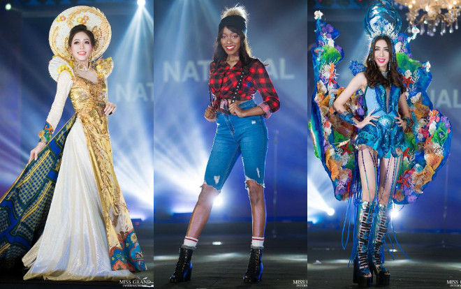 Không thể tin được khi đối thủ của Phương Nga lại chọn Quốc phục này để thi đấu Ảnh 2