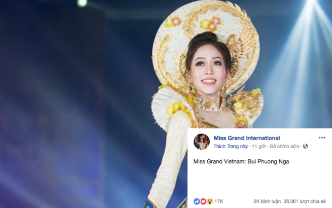 Fan Việt chủ quan 'nhường' fan quốc tế, Phương Nga tuột xuống hạng 7 bình chọn tại Miss Grand International 2018 Ảnh 2