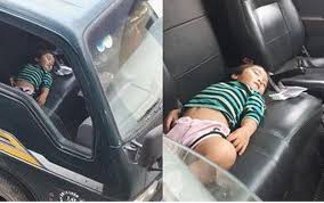 Vô tư ngủ trên xe tải khi đi bốc hàng cùng bố, bé gái gây sốt vì gợi lại 'cả một trời thương nhớ' Ảnh 2