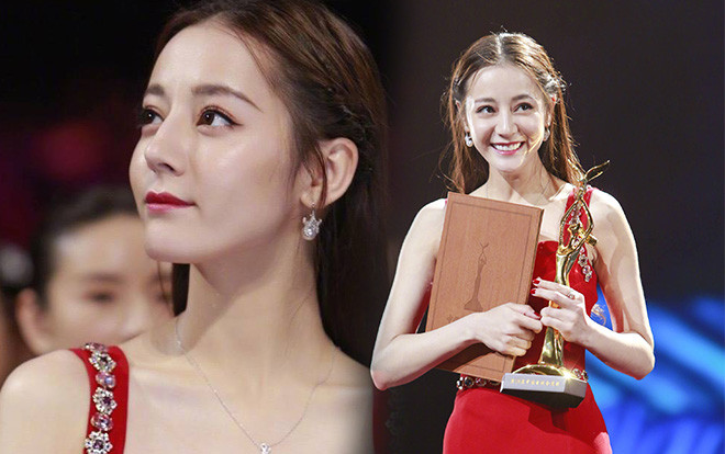 Sau khi trở thành Nữ thần Kim Ưng, Địch Lệ Nhiệt Ba ôm luôn hai cúp lớn, Dương Tử ra về trắng tay Ảnh 2