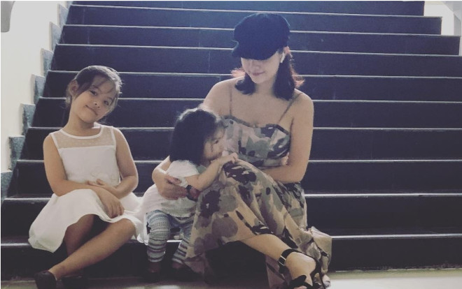 Phạm Quỳnh Anh hạnh phúc bên 2 công chúa giữa tâm bão li hôn Ảnh 2