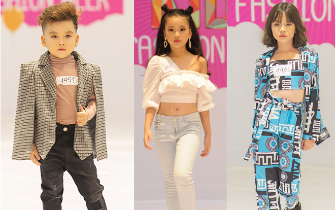 NTK Hà Duy tròn mắt thích thú trước những màn tạo dáng xuất thần của dàn mẫu nhí Ảnh 2