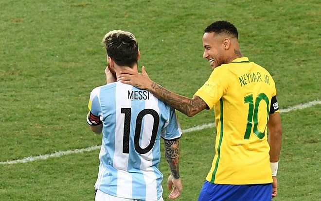 Neymar vui mừng vì không phải đối đầu với Messi Ảnh 2