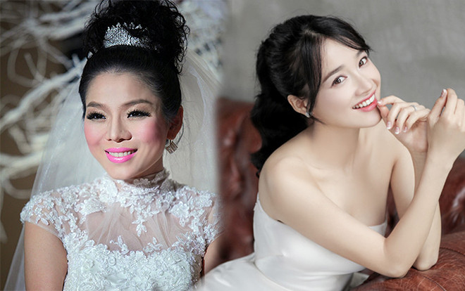Sao Việt ngày cưới: Giật mình vì sự khác biệt giữa Lan Khuê, Nhã Phương với Jennifer Phạm, Lệ Quyên Ảnh 2