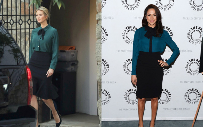 Công nương Meghan Markle 'bắt chước' phong cách thời trang ái nữ Tổng thống Trump Ảnh 2