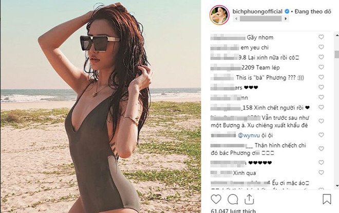 Hiếm hoi lắm Bích Phương mới khoe áo tắm mà fan lại nháo nhào 'dìm hàng' đến vậy Ảnh 2