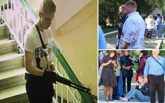 Giây phút kẻ tấn công điên cuồng xả súng giết chết bạn bè trong trường ở Crimea qua lời nhân chứng Ảnh 2