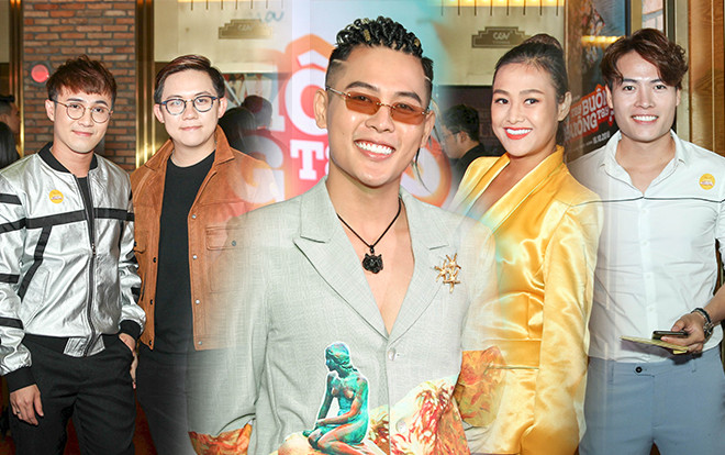 Huỳnh Lập, Trà Ngọc, Tấn Phát chúc mừng Võ Đăng Khoa ra mắt webdrama ‘Tay buôn, buông tay’ đóng cùng Hoài Linh Ảnh 2