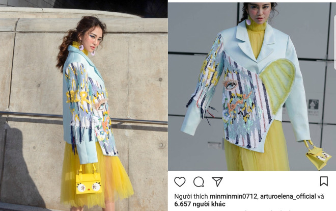 Lần đầu 'chinh chiến' nước ngoài, Thiên Nga The Face được xướng danh trên insta chính thức của Vogue Ảnh 2