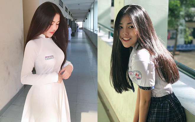 Ngoài cô nàng Triệu Vy đang gây bão mạng, THPT Bình Hưng Hoà TP.HCM còn có cả tá nữ sinh xinh đẹp Ảnh 2