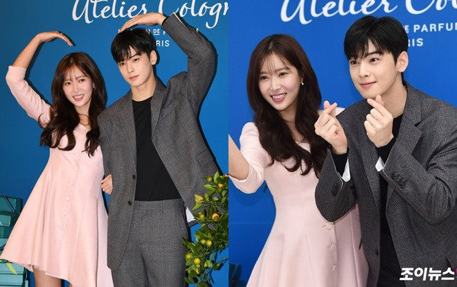 Phát 'sốt' khi Lim Soo Hyang tình tứ khoác tay Cha Eun Woo (ASTRO) tại sự kiện Ảnh 2