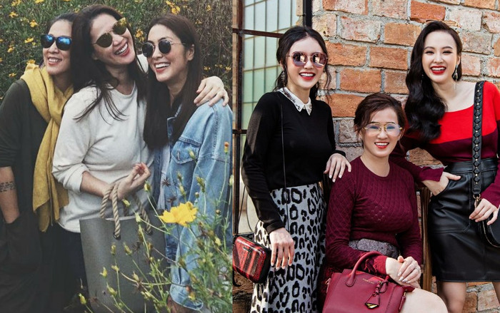 20/10: Angela Phương Trinh khoe mẹ đẹp em xinh, Tăng Thanh Hà xúng xính váy áo cùng bạn thân xuống phố Ảnh 2