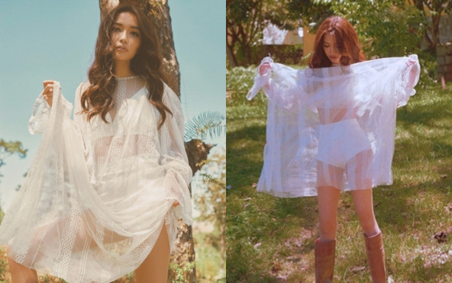 Bích Phương khiến fan 'đứng ngồi không yên' khi lả lơi gợi cảm giữa thanh thiên bạch nhật Ảnh 2