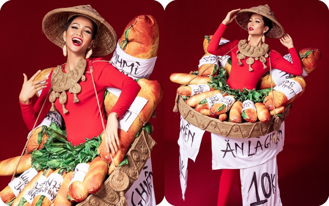Công bố Top 6 National Costume: Khán giả dậy sóng với thiết kế Bánh mì vì 'xa rời' bản gốc Ảnh 2