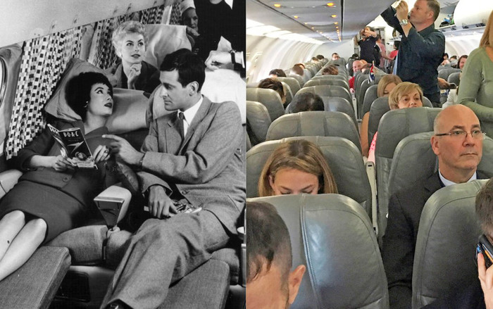 Dù hiện đại hơn nhưng đi máy bay ngày nay lại không sướng như mấy mươi năm trước Ảnh 2