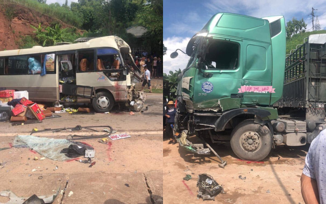 Tai nạn xe khách kinh hoàng ở Sơn La, 12 người bị thương phải nhập viện cấp cứu Ảnh 2