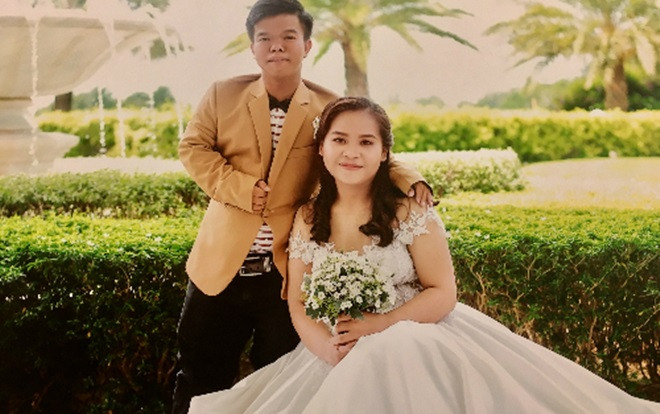 Chàng trai 1,2 m nuôi vợ 1,6 m học bác sĩ đa khoa Ảnh 2