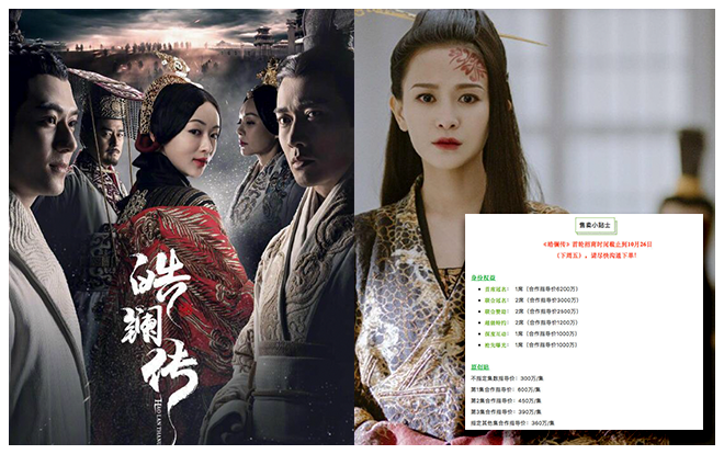 'Hạo Lan Truyện' của Vu Chính ra giá bản quyền phát sóng quá cao Ảnh 2