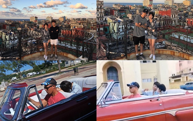 Song Hye Kyo 'gầy nhom' sau 1 tháng xa Song Joong Ki nhưng vẫn cực xinh, dạo quanh Cuba xinh đẹp cùng Park Bo Gum Ảnh 2