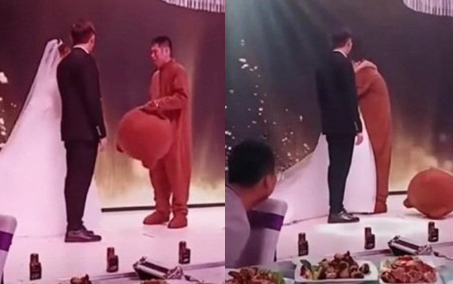 Chết lặng nhìn cô dâu của mình ôm người yêu cũ ngay trên sân khấu hôn lễ, chú rể nhanh chóng lấy lại bình tĩnh xử lý êm đẹp Ảnh 2