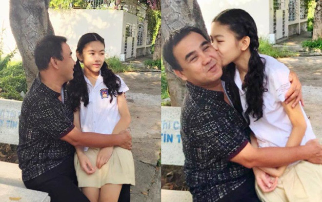 Bà xã tiết lộ bí mật con gái cao 1m7 trong khi Quyền Linh chỉ cao hơn 1m6 Ảnh 2