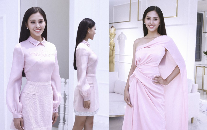 Không cần khoe thân làm gì, Hoa hậu Tiểu Vy cứ mặc đồ hiền lành vẫn dư sức ghi điểm Ảnh 2