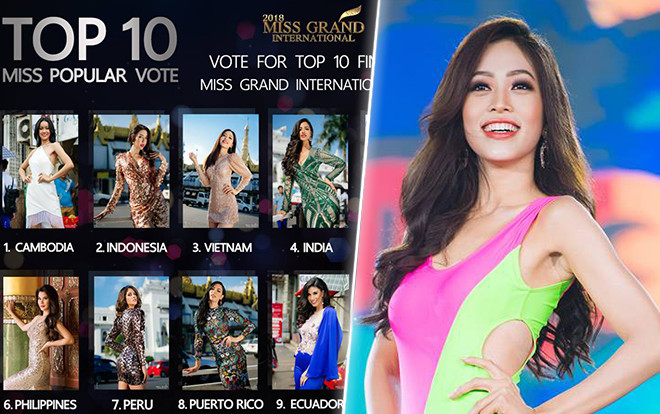 Giải 'vé vớt' Miss Grand International: Phương Nga tăng 5 hạng vẫn ngậm ngùi xếp sau 2 đối thủ 'siêu vote' này Ảnh 2