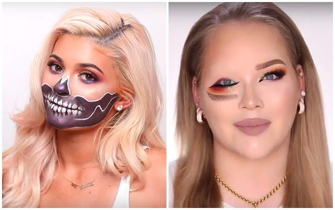 Kylie Jenner makeup đầu lâu đáng sợ cho ngày Halloween, phong cách mắt lộn ngược trở thành hot-trend Ảnh 2