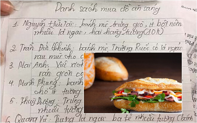 Xem bức ảnh này rồi nếu không muốn thành 'con sen', đừng bao giờ nhận lời mua đồ ăn sáng hộ lũ bạn Ảnh 2